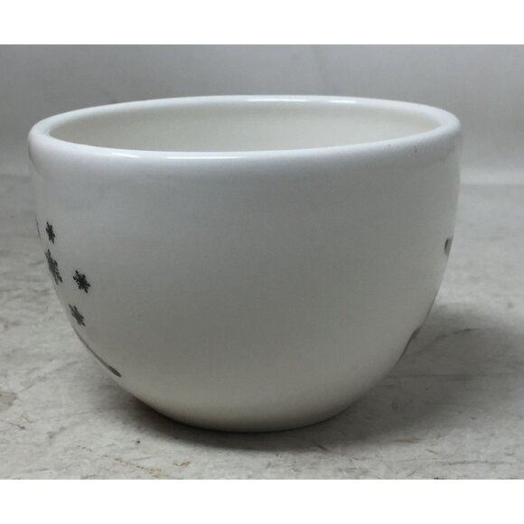 Holiday Home Christmas Reindeer Small White Bowl- 2.5 by 4 inches - Picture 6 of 6